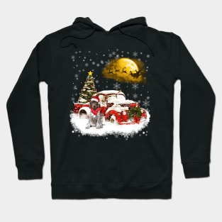 Red Truck Xmas Tree German Shorthaired Pointer Christmas Hoodie